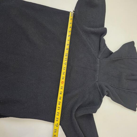Michael Kors Sweater Womens 2X Black Turtleneck Pullover Waffle Knit Plus Size - Picture 11 of 12